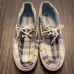 Blue Plaid Sperry’s